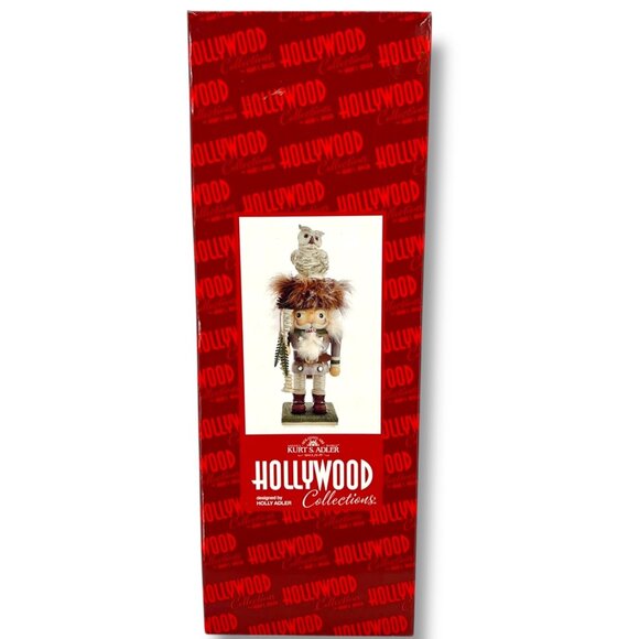 Kurt Adler Hollywood Nutcracker Woodsman With Owl Hat 15" NWB - Picture 12 of 12